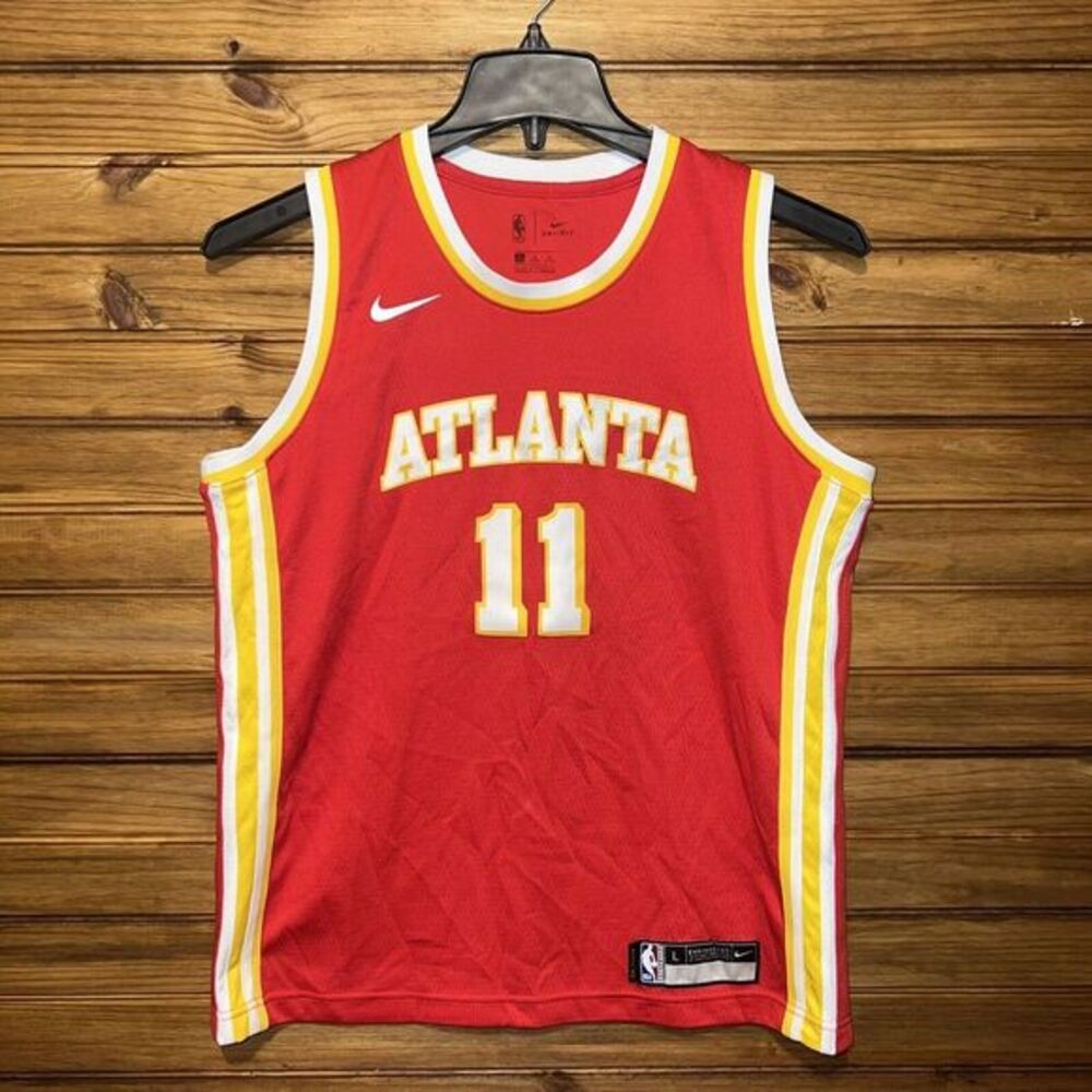 Nike Trae Young Atlanta Hawks Authentic Swingman Icon City Jersey Unisex‎ Large